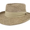 Straw Hat-Jaxon & James Pebble Beach Natural Gambler Straw Hat -