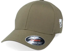 Flexfit-Skillfish Perch Fishing Side Logo Olive Flexfit -