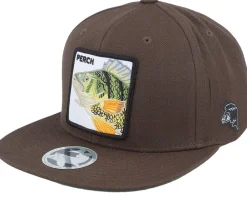 Sale Skillfish Perch Pro Fishing Classic Dark Snapback - Brown