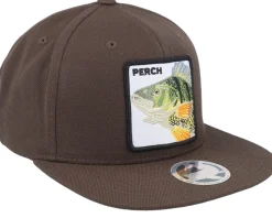 Sale Skillfish Perch Pro Fishing Classic Dark Snapback - Brown