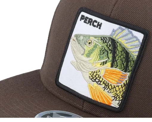 Sale Skillfish Perch Pro Fishing Classic Dark Snapback - Brown