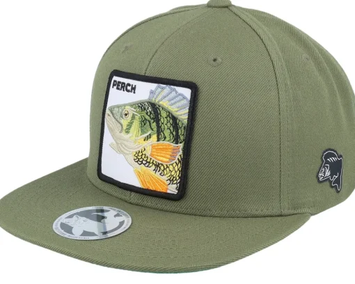 Sale Skillfish Perch Pro Fishing Classic Dark Snapback - Brown