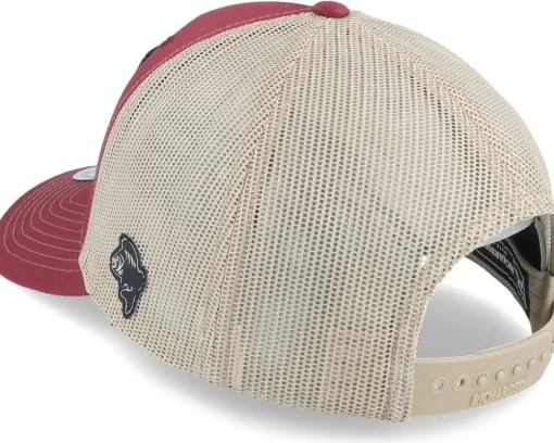 Trucker-Skillfish Perch Pro Fishing 112fp Split Cardinal/Tan Trucker - Red