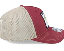 Trucker-Skillfish Perch Pro Fishing 112fp Split Cardinal/Tan Trucker - Red