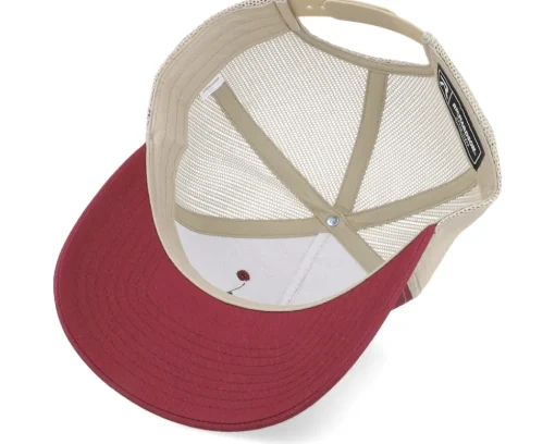 Trucker-Skillfish Perch Pro Fishing 112fp Split Cardinal/Tan Trucker - Red