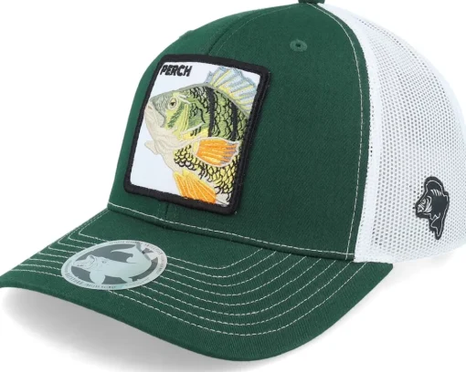 Trucker-Skillfish Perch Pro Fishing 112fp Split Cardinal/Tan Trucker - Red