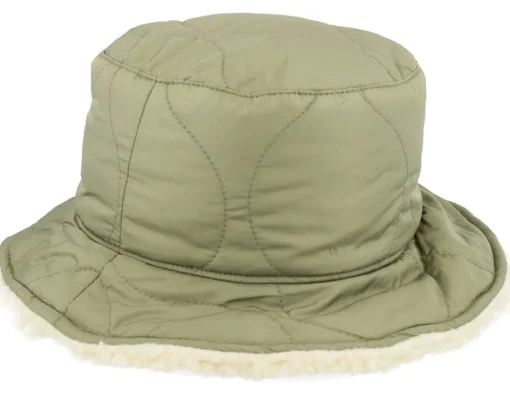 Best Brixton Petra Reversible Military Olive/Dove Sherpa Bucket -
