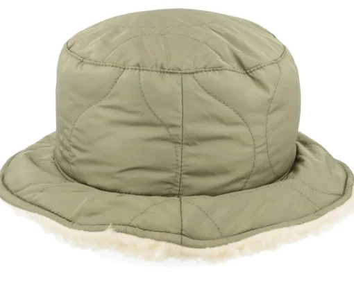 Best Brixton Petra Reversible Military Olive/Dove Sherpa Bucket -