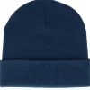 Cuff Beanies-Beechfield Petrol Cuff Blank Beanie - Blue