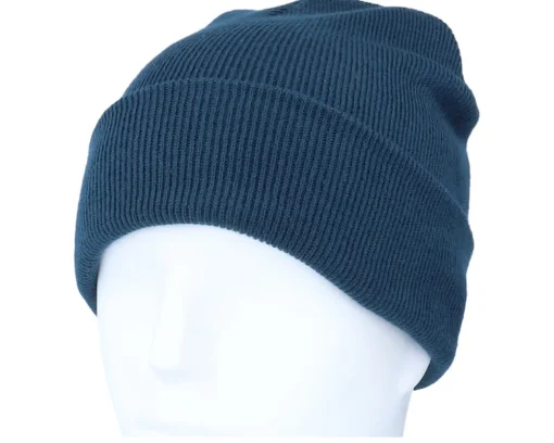 Cuff Beanies-Beechfield Petrol Cuff Blank Beanie - Blue