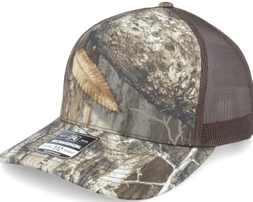 Blanks-Richardson 112pfp Realtree Max-1 Xt/Brown A-Frame Trucker -