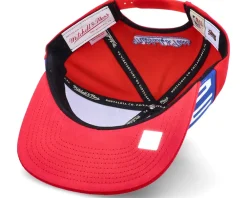 Snapback-Mitchell & Ness Philadelphia 76ers Big Face Callout Hwc Red Snapback -