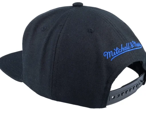 Snapback-Mitchell & Ness Philadelphia 76ers Core Basic Black Snapback -