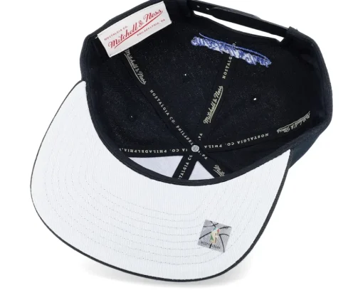 Snapback-Mitchell & Ness Philadelphia 76ers Core Basic Black Snapback -