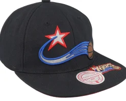 Snapback-Mitchell & Ness Philadelphia 76ers Dead Remix Deadstock Black Snapback -