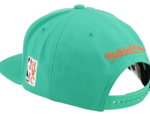 Snapback-Mitchell & Ness Philadelphia 76ers Desert Green Teal Snapback -