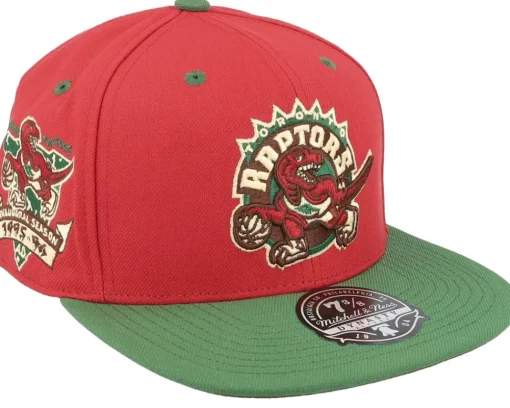 Fitted-Mitchell & Ness Philadelphia 76ers Nightmare /Green Fitted - Red