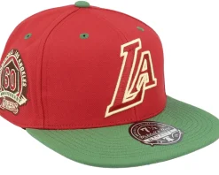 Fitted-Mitchell & Ness Philadelphia 76ers Nightmare /Green Fitted - Red
