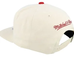 Snapback-Mitchell & Ness Philadelphia 76ers Reframe Retro Off Snapback - White