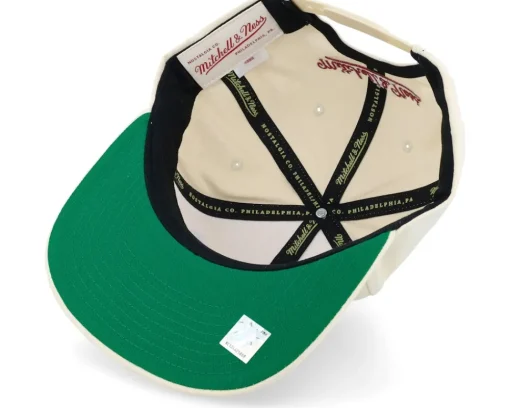 Snapback-Mitchell & Ness Philadelphia 76ers Reframe Retro Off Snapback - White