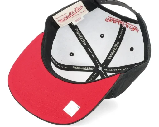 Snapback-Mitchell & Ness Philadelphia 76ers Team Digi Camo Snapback - Black