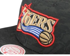 Snapback-Mitchell & Ness Philadelphia 76ers Team Digi Camo Snapback - Black
