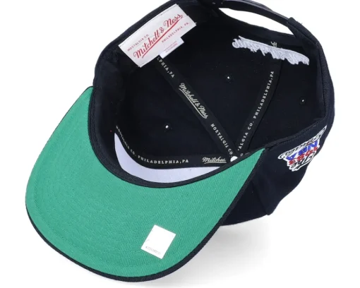Snapback-Mitchell & Ness Philadelphia 76ers Top Spot Black Snapback -
