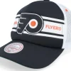 Trucker-Mitchell & Ness Philadelphia Flyers Sideline Vintage /White A-frame Trucker - Black