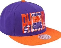 Online Mitchell & Ness Phoenix Suns Cross Check Hwc /Orange Snapback - Purple