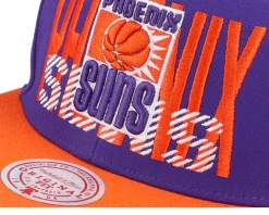 Online Mitchell & Ness Phoenix Suns Cross Check Hwc /Orange Snapback - Purple