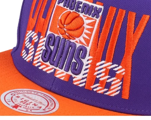 Online Mitchell & Ness Phoenix Suns Cross Check Hwc /Orange Snapback - Purple