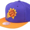 Sale Mitchell & Ness Phoenix Suns Team 2 Tone 2.0 /Orange Snapback - Purple