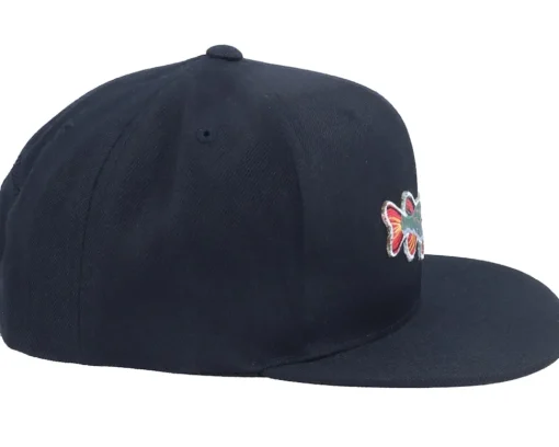 Snapback-Skillfish Pike Applique Patch Black Snapback -