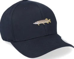 New Skillfish Pike Fish Black Flexfit -