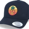 Adjustable-Iconic Pineapple Sunset Curved A-Frame Black Adjustable -