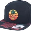 Best Iconic Pineapple Sunset Rose Red Snapback -