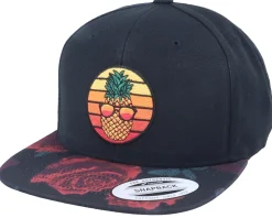 Best Iconic Pineapple Sunset Rose Red Snapback -