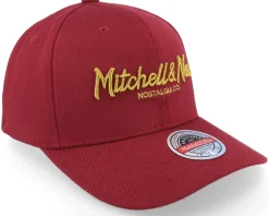 Sale Mitchell & Ness Pinscript 110 Red/Gold Adjustable -