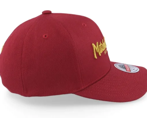 Sale Mitchell & Ness Pinscript 110 Red/Gold Adjustable -