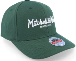 Adjustable-Mitchell & Ness Pinscript Dark Green/White Adjustable -