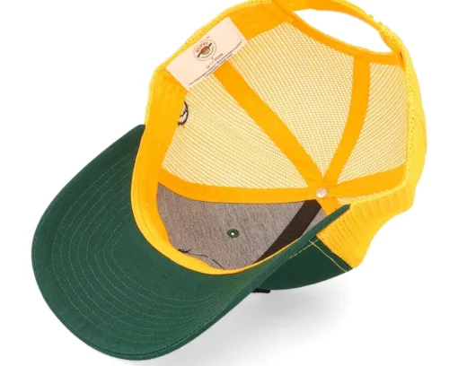 Trucker-Pippi Longstocking Pippi Mr Nilsson /Yellow Trucker - Green