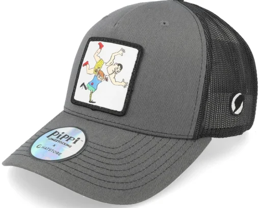 Trucker-Pippi Longstocking Pippi Mr Nilsson /Yellow Trucker - Green
