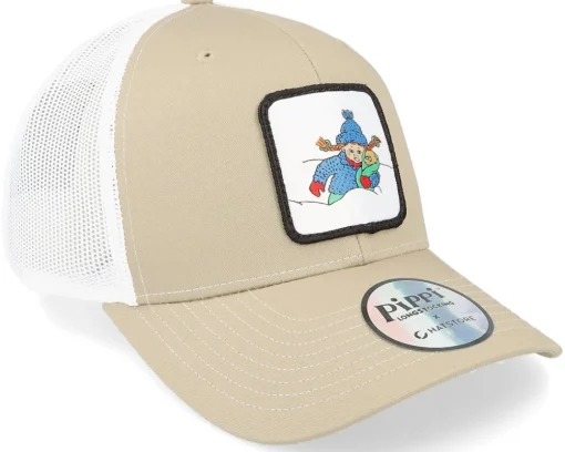 Trucker-Pippi Longstocking Pippi Mr Nilsson Snow Sand/White Trucker - Beige