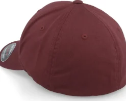 Flexfit-Skillfish Piranha Skull Hex Patch Maroon Flexfit - Red