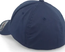 Discount Skillfish Piranha Skull Hex Patch Navy Flexfit - Blue