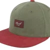 Snapback-Reell Pitchout Cap Stone Green/Root Beer Snapback -