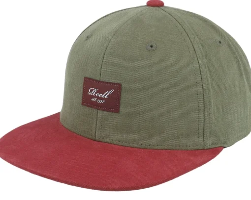 Snapback-Reell Pitchout Cap Stone Green/Root Beer Snapback -