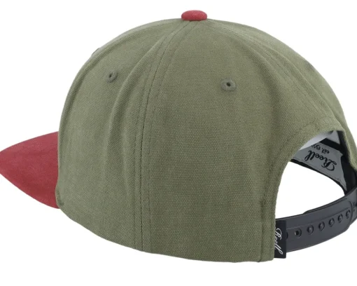 Snapback-Reell Pitchout Cap Stone Green/Root Beer Snapback -