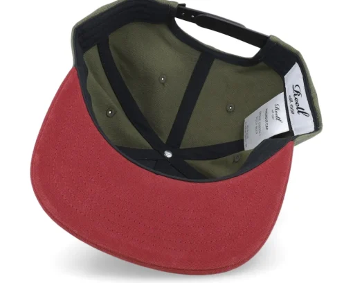 Snapback-Reell Pitchout Cap Stone Green/Root Beer Snapback -