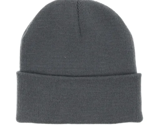 Cuff Beanies-BOOM Pizza Time Graphite Grey Beanie -